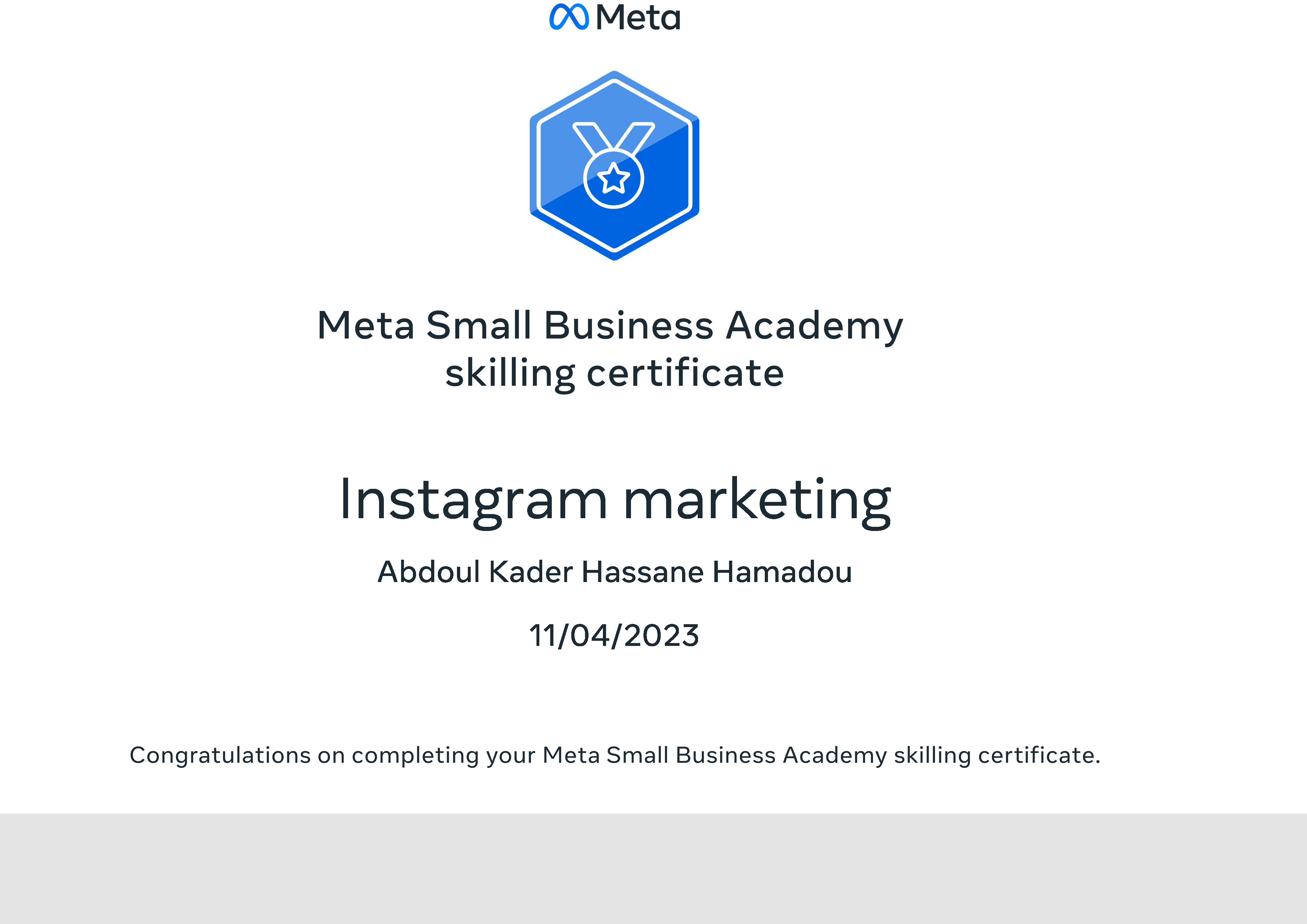 Abdoul Kader Hassane Hamadou Ceo-Fondateur 6 | Kasuwa Digital Instagram marketing