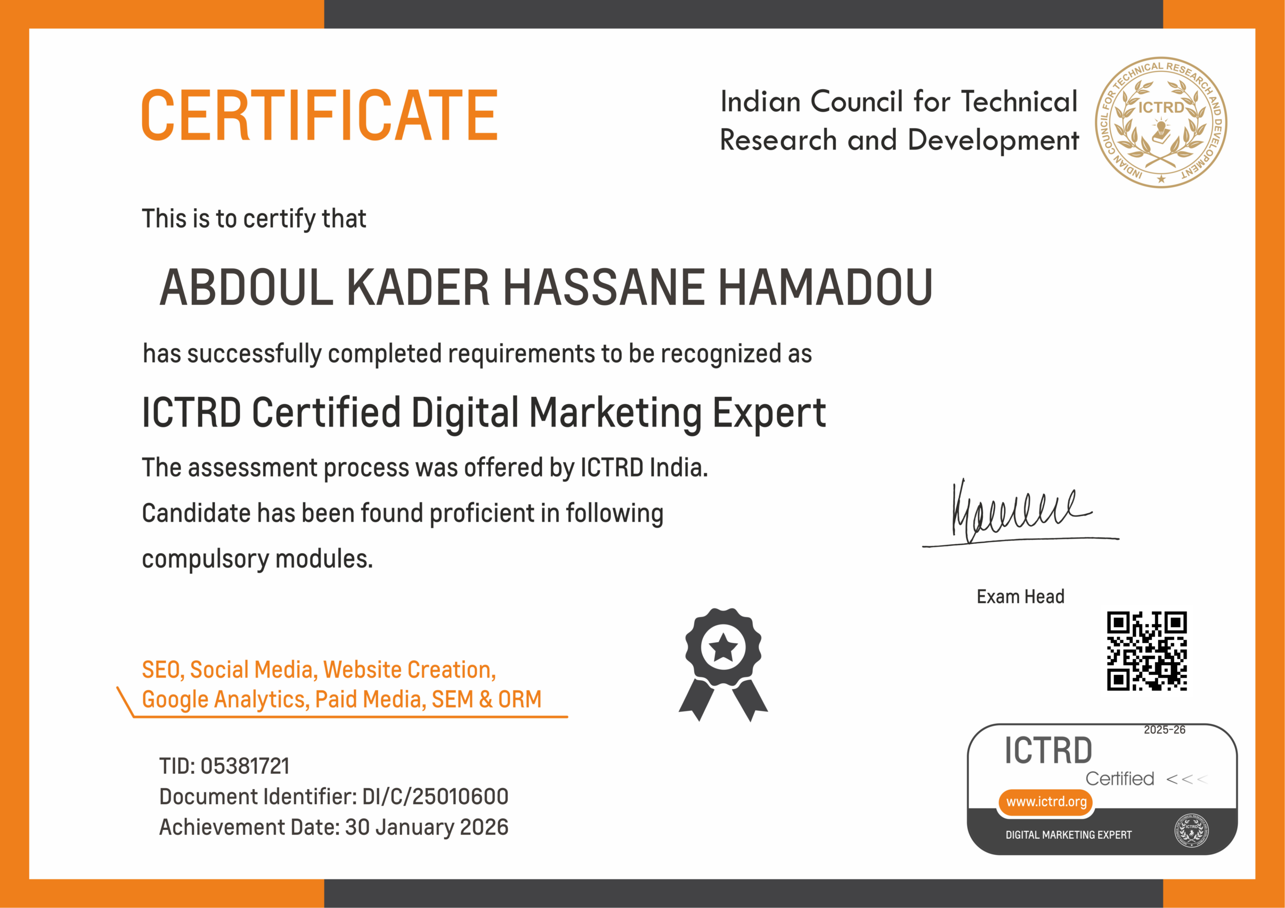 Abdoul Kader Hassane Hamadou Ceo-Fondateur 17 | Kasuwa Digital 05381721-1