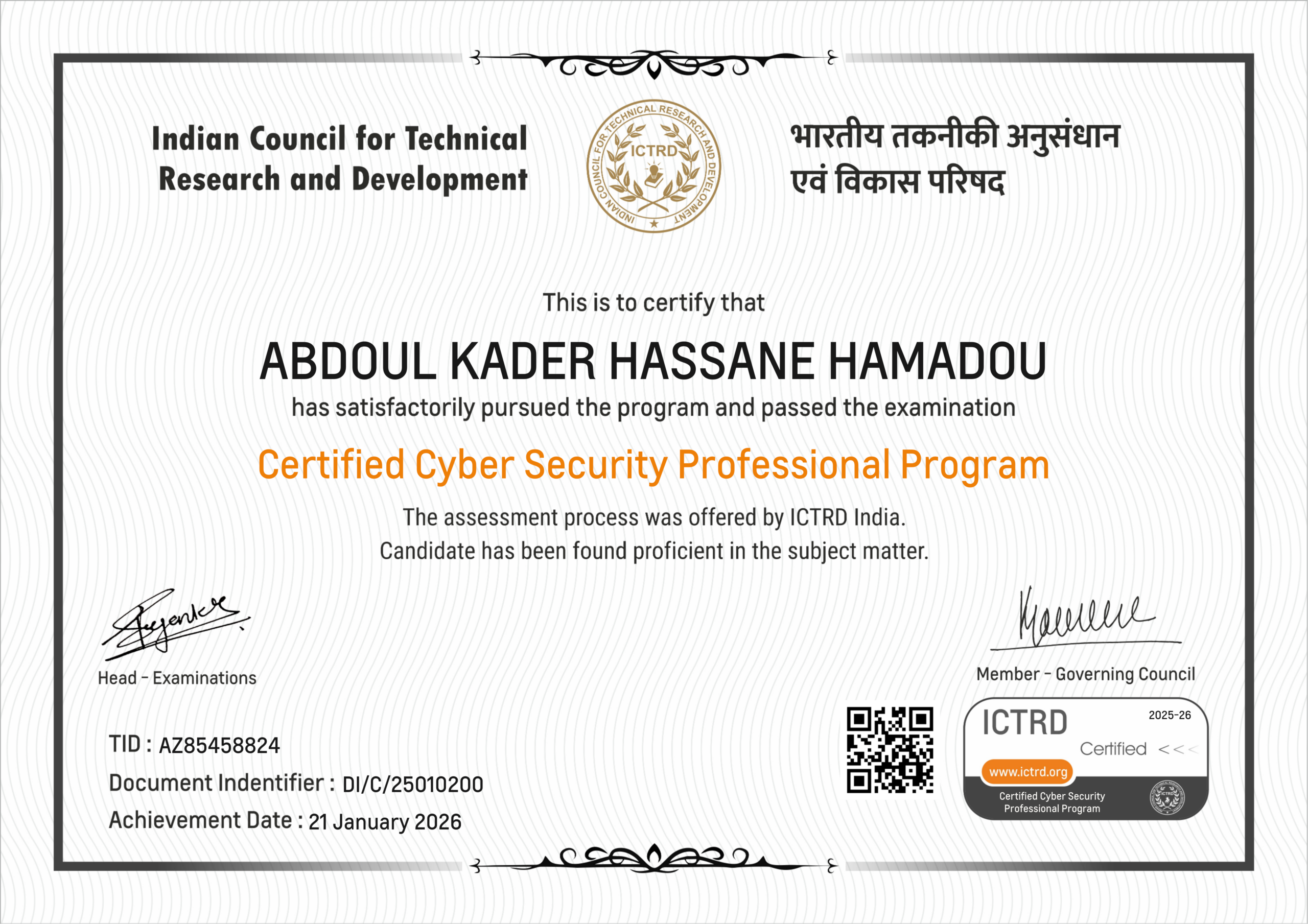 Abdoul Kader Hassane Hamadou Ceo-Fondateur 19 | Kasuwa Digital document